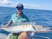 This week's angler is Brice Hayward. He caught this wahoo recently off the Mid
North Coast. Picture supplied