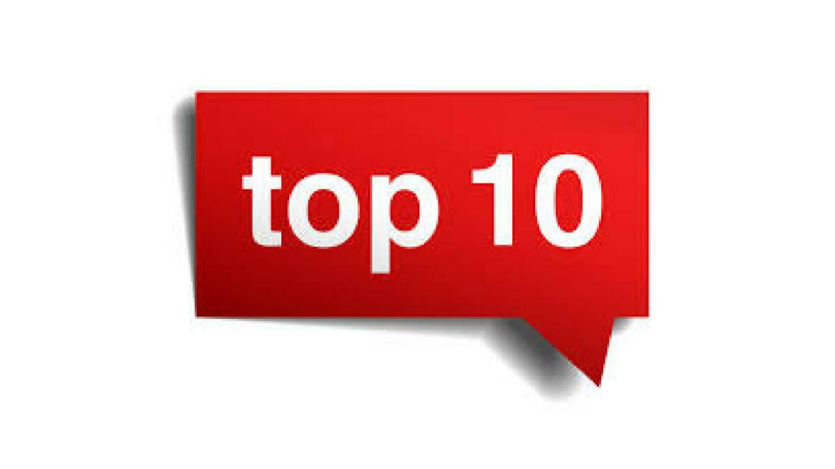 The 10 top articles you clicked