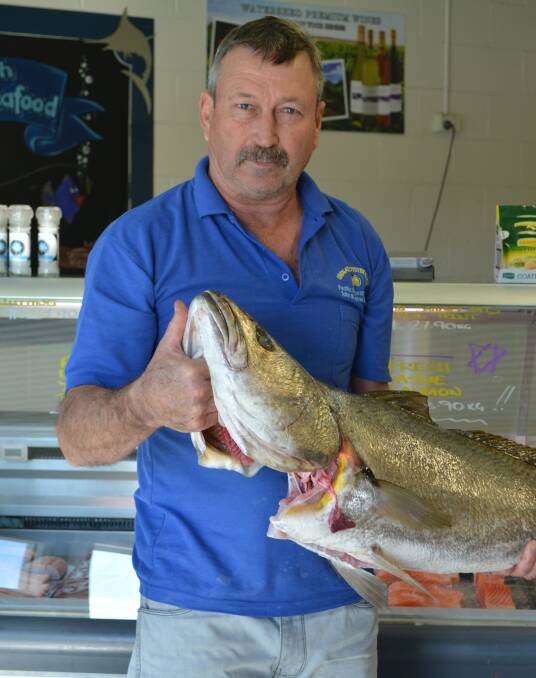 PROUD FISH MAN: John Lindsay is proud to have been part of his family business, which has supplied the freshest local seafood in the Bellinger Shire for decades.