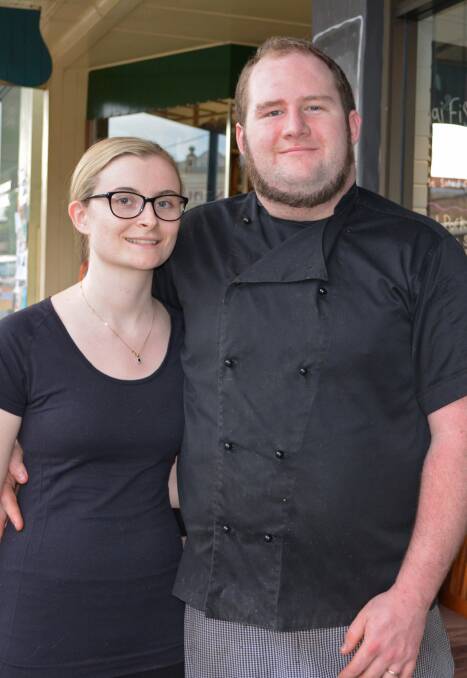 POINT OF DIFFERENCE: Young couple Matt and Sarah Adams are keen to impress Bellingen diners with a menu packed with fresh seafood from nearby Coffs Harbour.