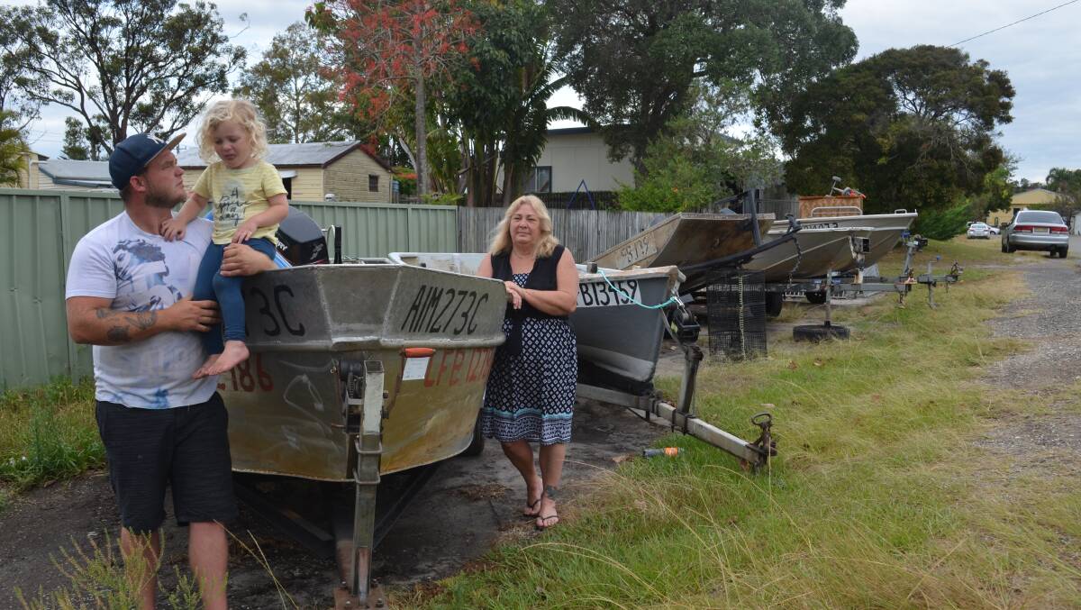 “It’s just put so much pressure on these fishermen": Jamie, Kayden and Donna Cook. 
