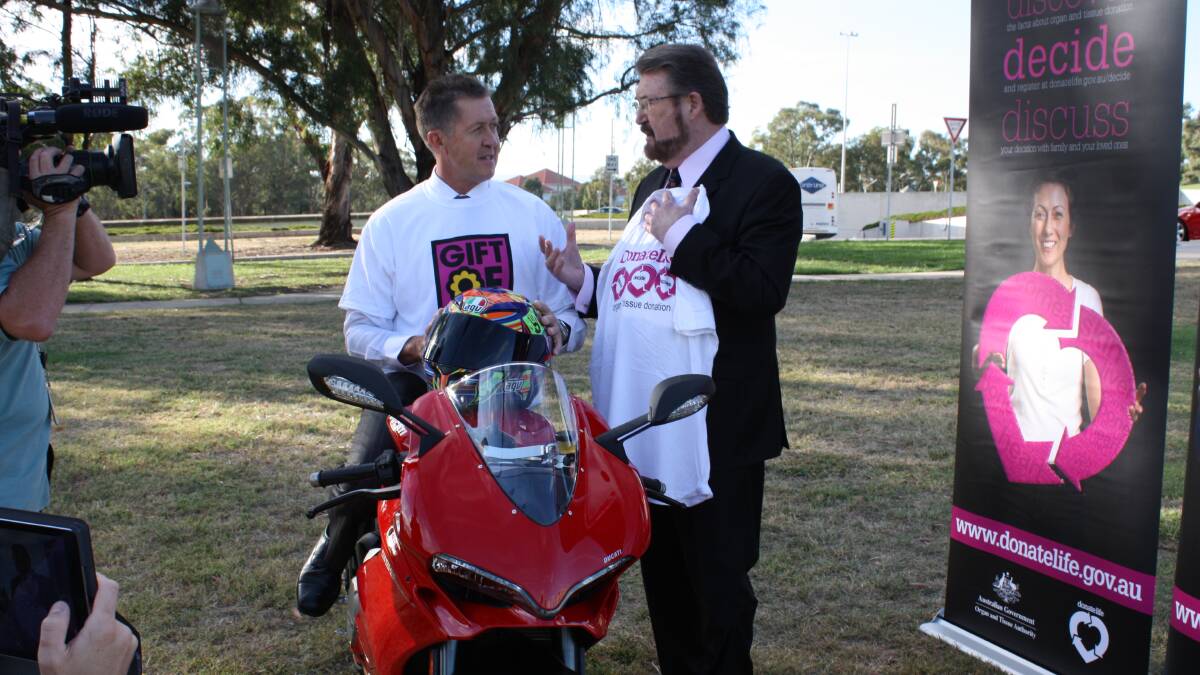 Hartsuyker to ride for organ donation
