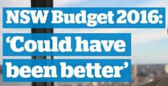 Letter-to-the-editor: Little for the environment in the NSW budget