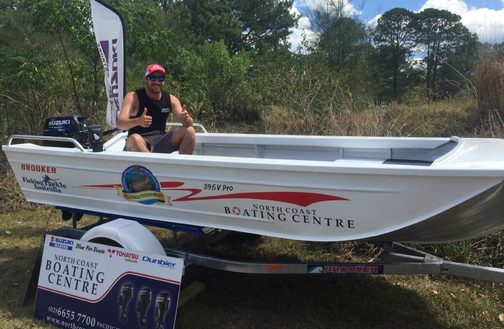 Congratulations to Andy Ellis, a young local guy who won himself a new boat. It will be awesome to see it stay in the area and cruising around the rivers for years to come.