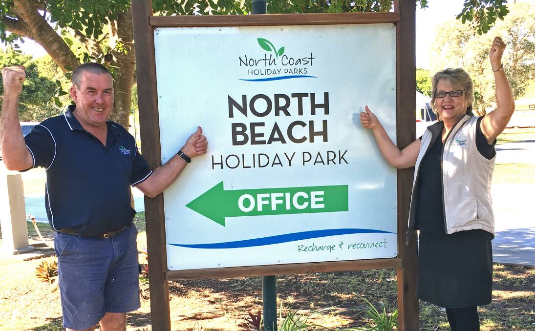 North Beach Managers Jack and Peggy Kelly.