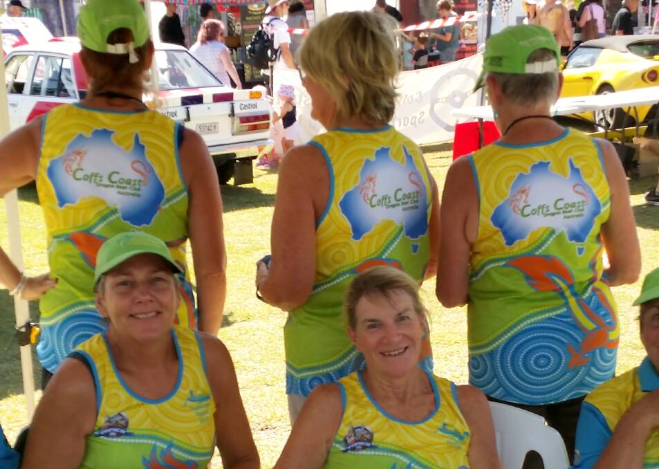The special t-shirt highlighting the Coffs Coast