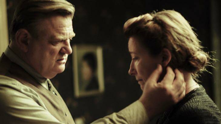 Small people: Emma Thompson and Brendan Gleeson play Anna and Otto Quangel.