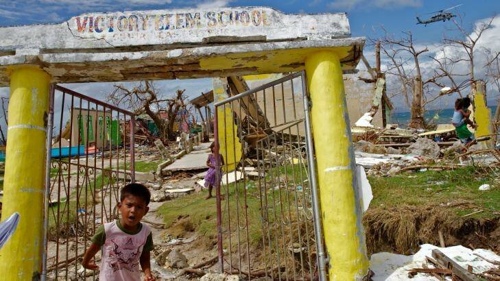 Victory Island took the brunt of Super Typhoon Haiyan. Photo: Brendan Esposito