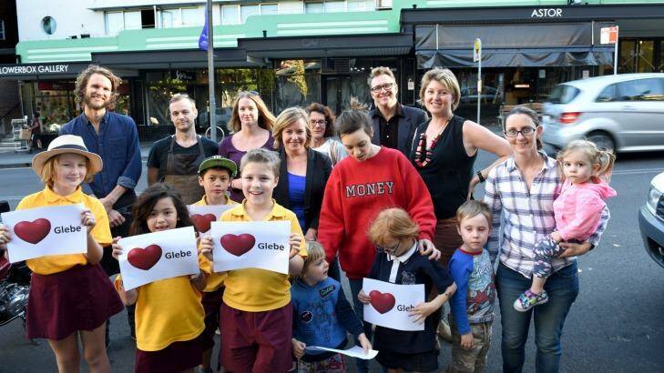 Glebe locals say they do not want a pop-up McCafe.