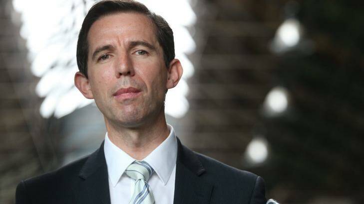 Education Minister Simon Birmingham says educators' pay should be linked to their ability to perform. Photo: Louise Kennerley