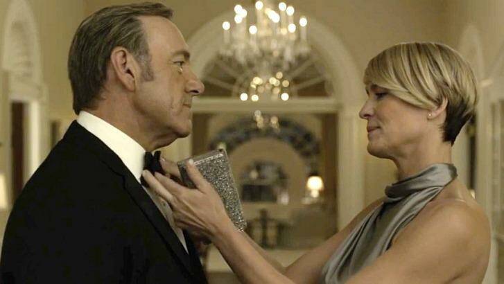 Kevin Spacey and Robin Wright 'cut mesmerising figures' in <i>House of Cards</i> season 3.