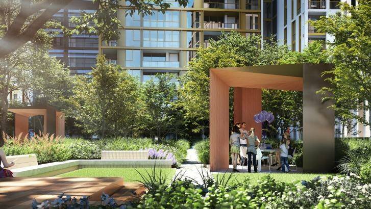 At Mirvac's new development at Olympic Park, 60 apartments will be offered first to first home buyers. Photo: Supplied