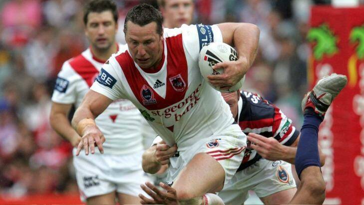 Daily struggle: Former Illawarra Steelers and St George Illawarra player Shaun Timmins continues to battle injuries from his playing days.