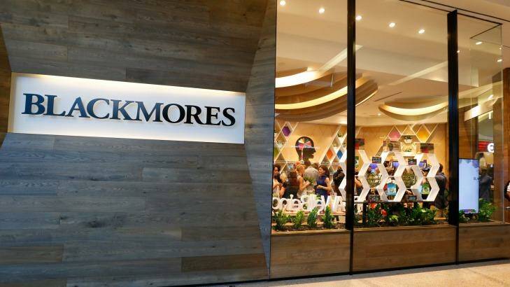 Blackmores shares sunk briefly below the $100 mark after the company confirmed a disappointing September quarter.  Photo: Peter Rae
