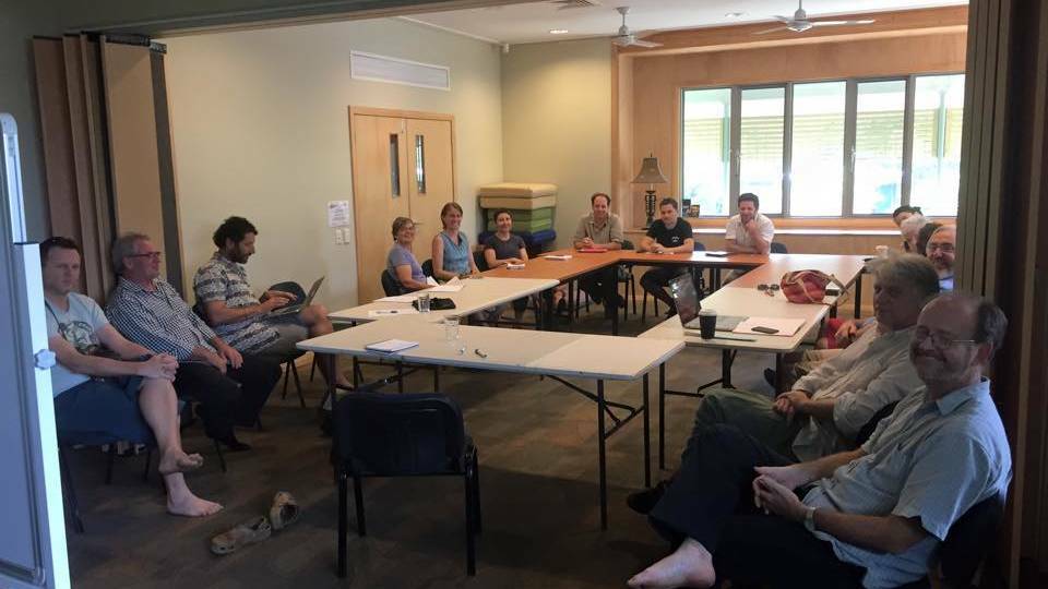 Bellingen's co-working group at the library
