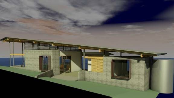 Concept design for secondary dwelling from local architect Steve Gorrell.

