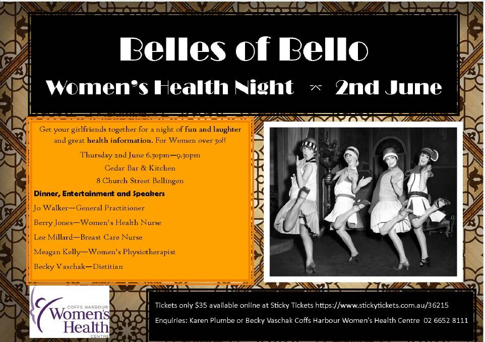 Belle’s of Bello, Women's Health Evening