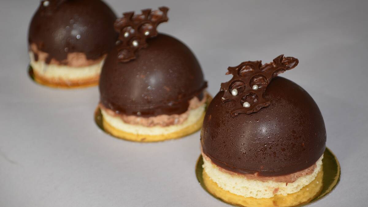 Absolutely delectable: The Grand Marnier Chocolate Mousse Dome.