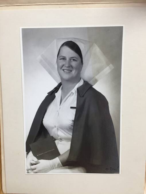 THE ONE THAT GOT AWAY: The long lost love of Stanley Miles, Gwen, in her 1960s nursing uniform