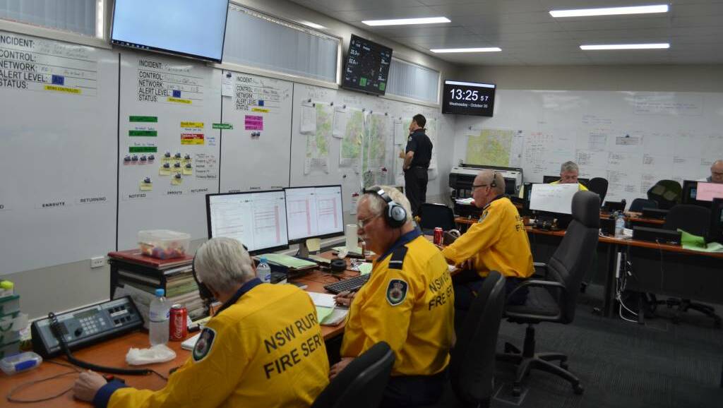 Inside the Kempsey Fire Control Centre