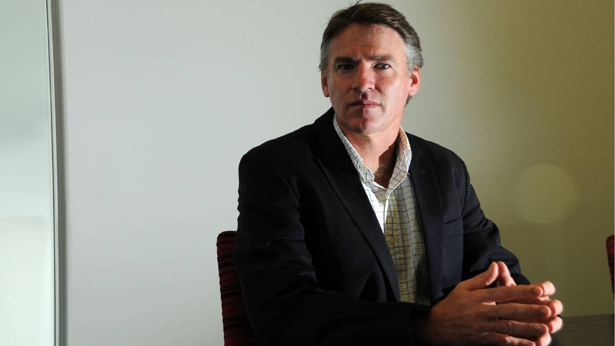Contemplating: Rob Oakeshott says the retirement of Cowper MP Luke Hartsuyker is an opportunity for the electorate.