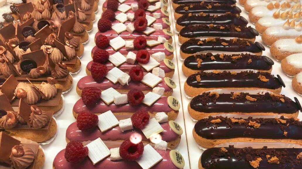 A must-do when you're in Paris - taste the incredible range of eclairs at L’Eclair de Genie