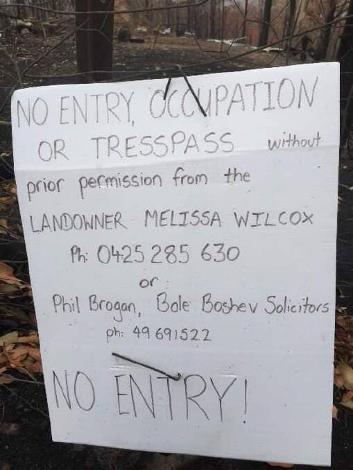 There are also more troubles ahead for Roy with the ownership of his property being contested. This sign has been put up since Roy has been in hospital.
