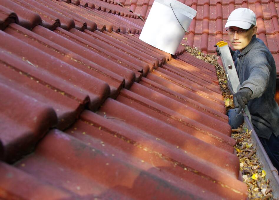 Now is the time to clear your gutters to avoid backed-up water entering the roof cavity.