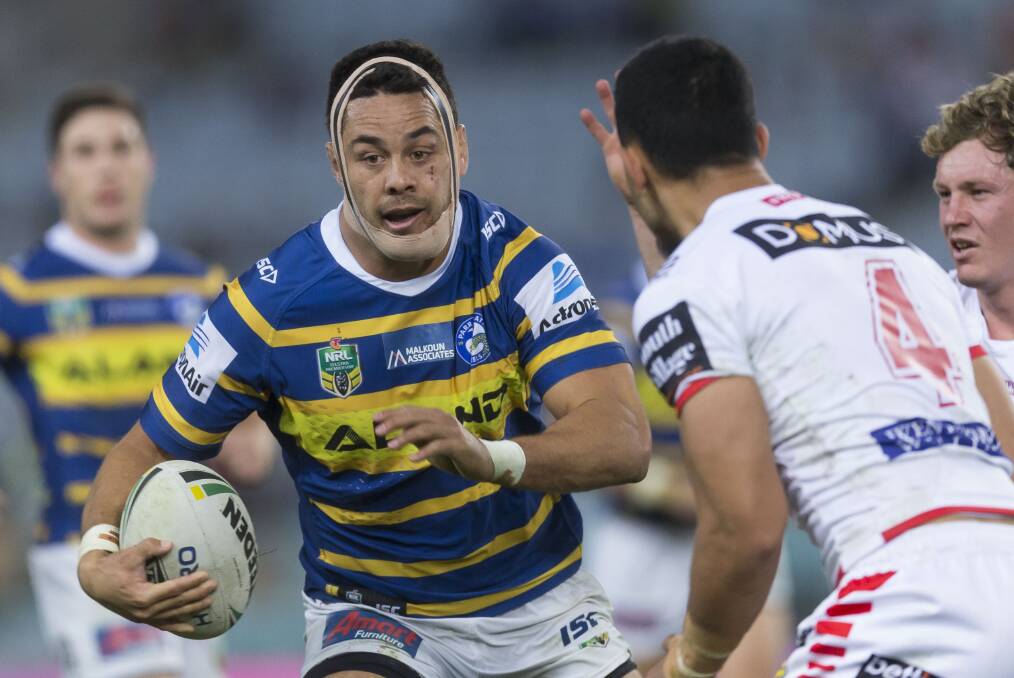 Jarryd Hayne, who has been linked to St George Illawarra - is under investigation by detectives from the Child Abuse and Sex Crimes Squad over an alleged assault