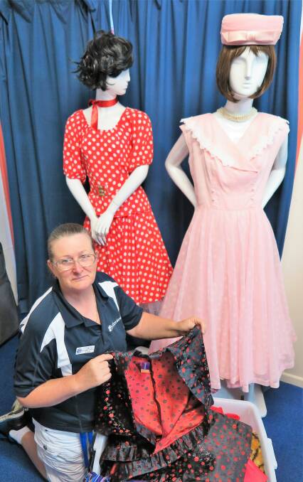 Shop volunteer Leona Hynes is part of the team at Vinnies Coffs Harbour that has been sourcing classic items for the upcoming Vintage Week celebration

 