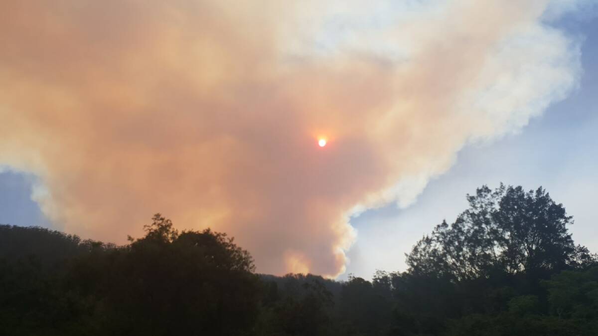 Andersons Creek fire Tuesday 6pm