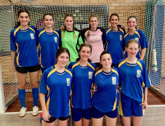 Bellingen High Champion 16 years Futsal team 2018 with Willow Neal front right.
Back row - Paloma Birch, Emelie Ruming, Shellby Osland, Tallara Doye, Willow Berry, Sophie Boyd. Front row - Brynne Couper, Ashley Sticker, Mia Craggs, Willow Neal