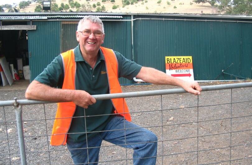 Farmer and former primary school teacher Kevin Butler, who founded BlazeAid with his wife Rhonda in 2009. Photo blazeaid.com.au