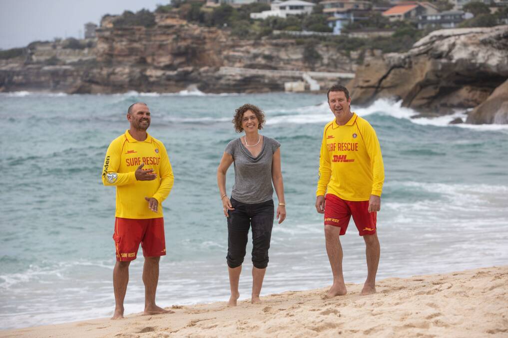Rip-current survivor Samantha Morley was rescued by Camden Haven lifesavers Tony Worton and Phil Traves after being swept away and spending 90 minutes in big seas on the state’s Mid North Coast at Easter 2017.