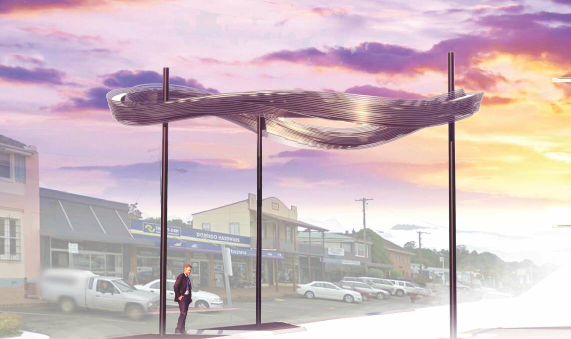 'Water Cloud' artist impression. Community consultation on the concept design will be open until Wednesday January 8.