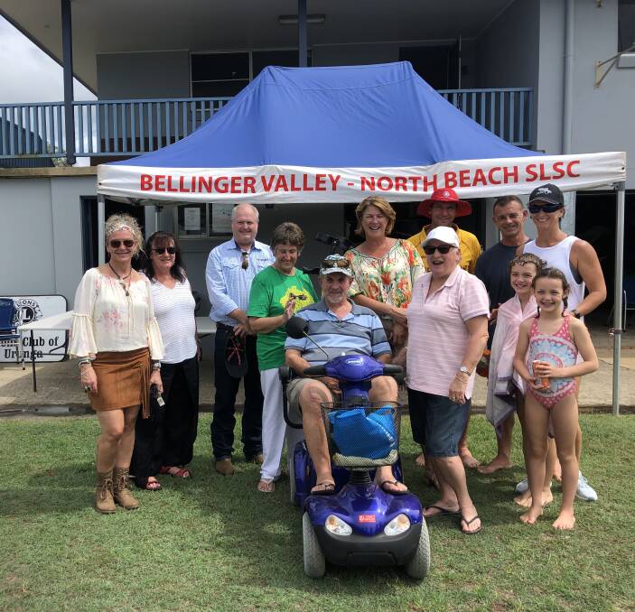 Council staff Michelle McFayden, Liz Jeremy and Matt Fanning with Oxley MP Melinda Pavey and members of the Mylestom community including Trevor and Pauline Williams, Nick Young, and Carl Marsden