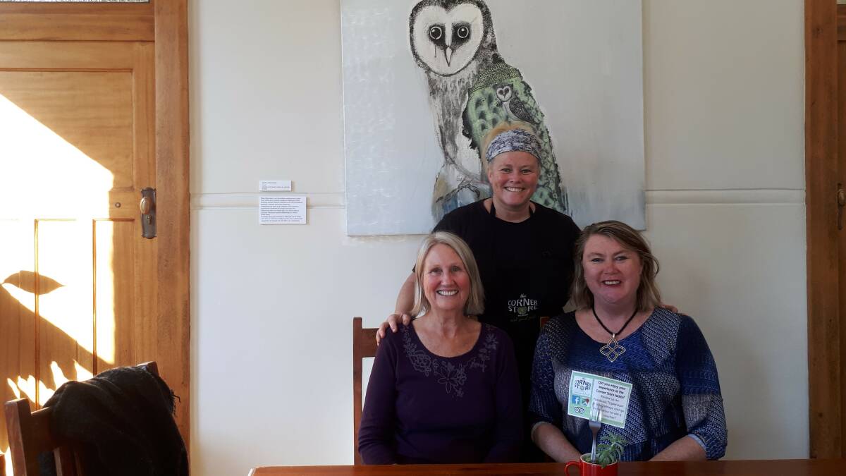 Margaret Metz, Chrissie Bull and Kim Hodges are welcoming writers to join a new critiquing group in Bellingen