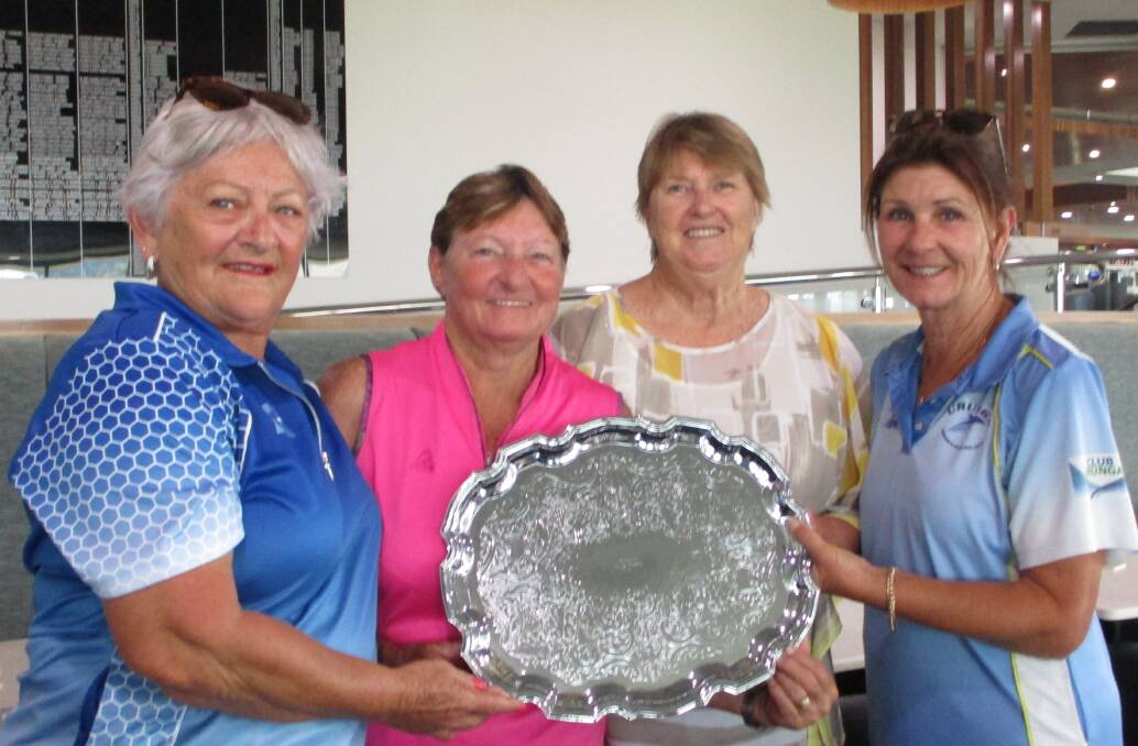 Dianne Vaughan with Judi, Ros and Lynne 