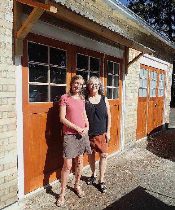 Julie Hutchinson and Maureen Eley-Round, project managers of the Stables upgrade