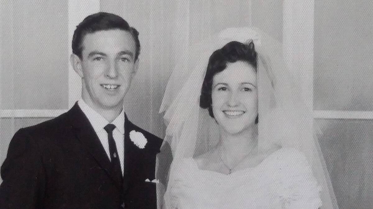 The happy couple in 1964