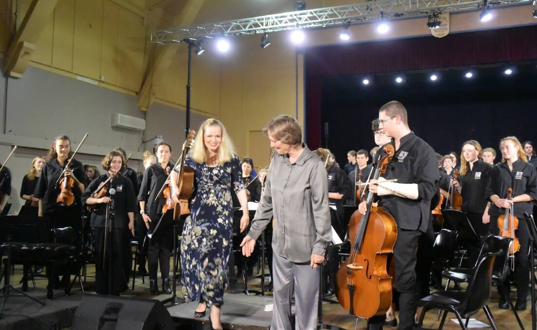 Internationally acclaimed classical guitarist Karin Schaupp at her performance with the Bellingen Youth Orchestra at the 2018 Fine Music Festival