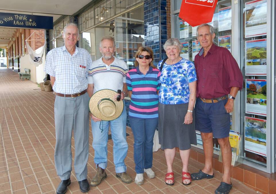  Bellingen Shire Ratepayers Association Steering Committee: John Karnau, Bruce Cleary, Natalie Cleary, Clare Martin, Rowley Beckett.