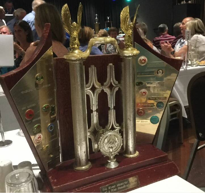 The Ivo Wyatt memorial trophy won by Bellingen Diggers


