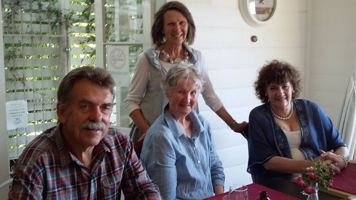 Dorrigo Visitors Centre volunteers  Reid Preston, Lynn Preston, Marg Bristow and Janniene McDonald