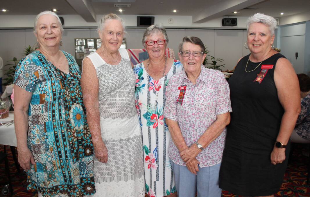 Bellingen UHA delegates were Del Slattery, Gwen Vickers, Teresa McKinnon, Yvonne Thomas and Deb Anderson at the UHA North East Region's Zone Day in Wauchope.