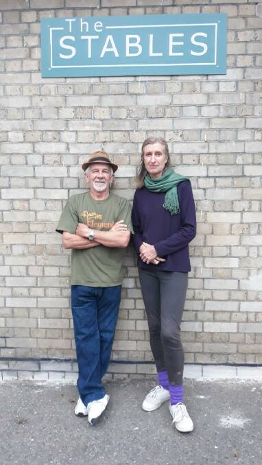 Julie Hutchinson and Rob Simpson will be coordinating the Artlink program at the new Stables arts facility