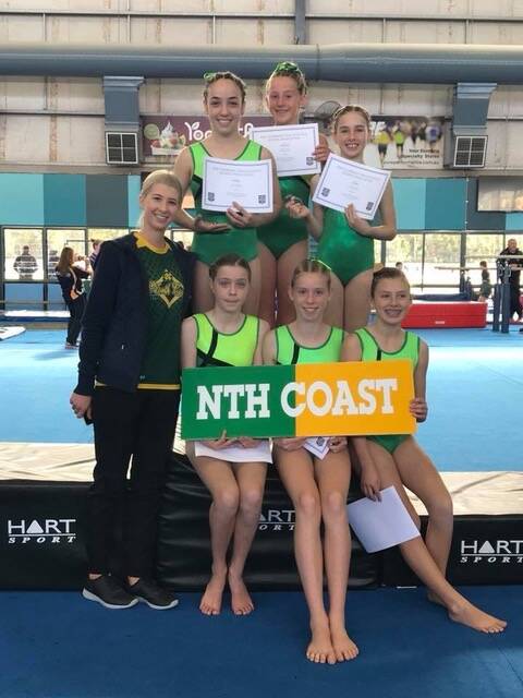 North Coast Gymnastics team