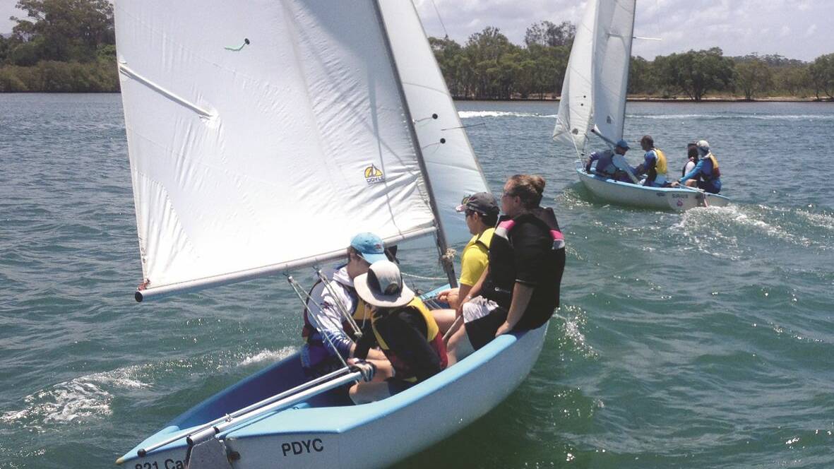 SAILING LESSONS IN CORSAIRS: Sailing lessons teach juniors and teenagers so many valuable life lessons like decision making, resilience, leadership, teamwork and communication in a fun and healthy environment. Photo supplied.