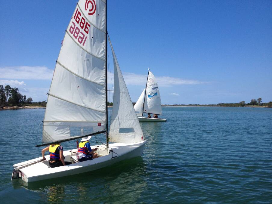 NEW COURSES: Saling on the Kalang River. New sailing courses are set to commence on October 26 at the Urunga Sail Training Club. Photo supplied.