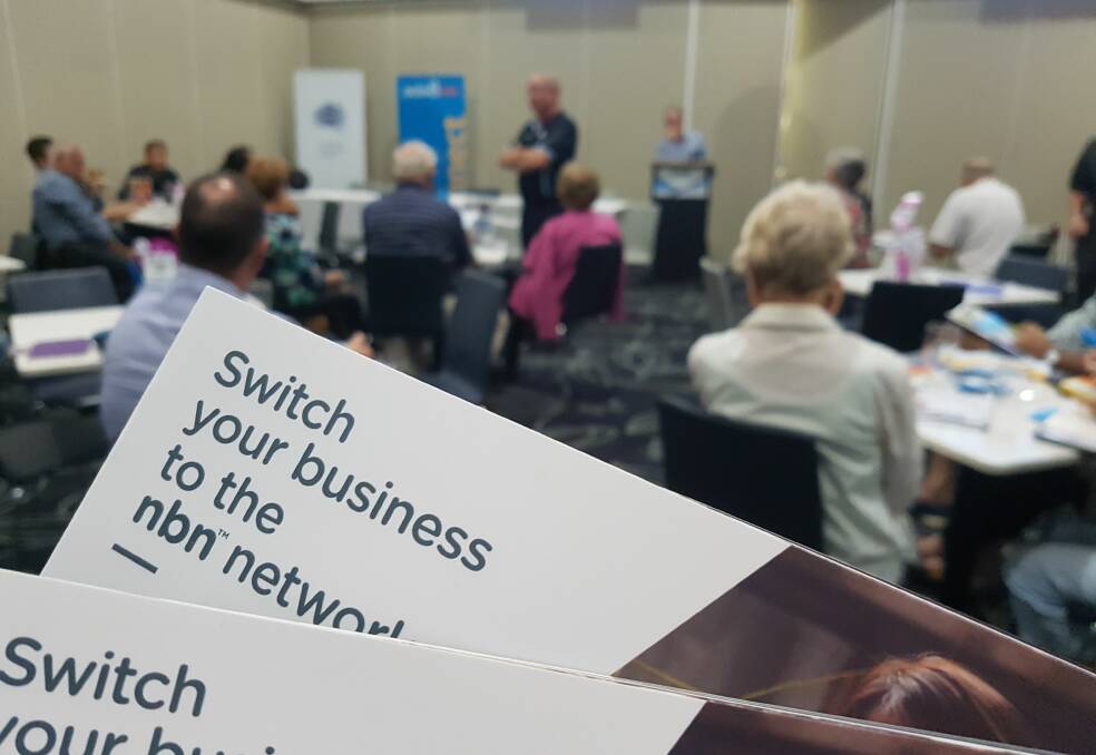 NBN Forum attendees at the meeting in Urunga.